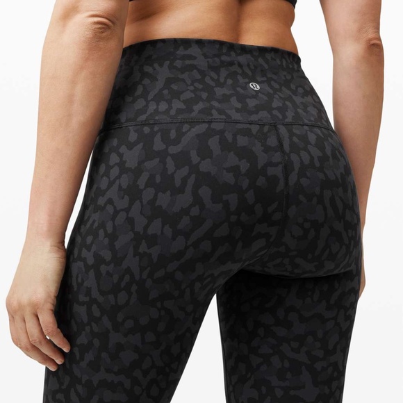 Lululemon Wunder Train High-Rise Tight 25" in Formation Camo Deep Coal Multi - 6 - Picture 2 of 6
